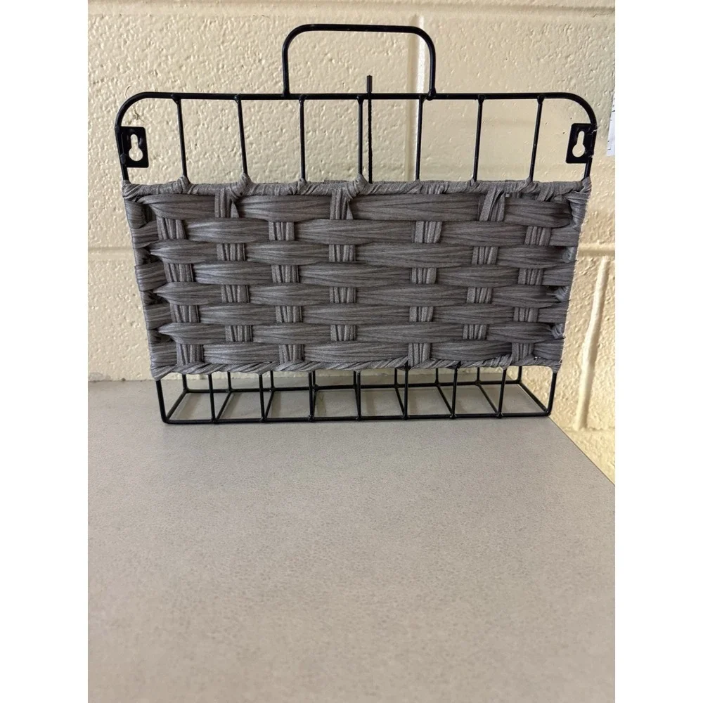 Rae Dunn By Style Designs For Your Home Woven Single File Wall Mount Organizer